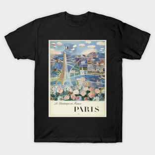 Le Printemps en France Paris Vintage Travel Poster T-Shirt